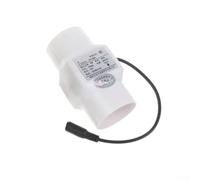 Ventilador de conducto en línea, potente ventilador de escape en línea de 12 V 6 W, soplador de conducto de 50 mm, escape de aire interior para HVAC en tienda de cultivo, sótanos, baños (blanco)