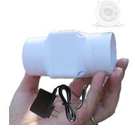 Ventilador de conducto pequeño de 2 pulgadas, extractor en línea, ventilador extractor de humos de admisión de 6 W y 12 V, ventiladores de ventilación con controlador de velocidad, para tienda de