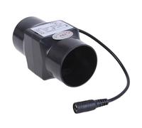 Ventilador de conducto potente extractor en línea 12 V 6 W soplador de conducto 50 mm potenciadores de escape de aire interior para taller, sótano, tienda de campaña de baño, ventilador de ventilación