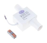 Ventilador de conducto potente extractor en línea de 12 W 24300 RPM soplador de conducto de escape de aire interior para taller, sótano, tienda de campaña, extractor de ventilación