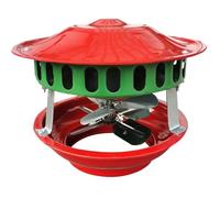 Ventilador de conducto, ventilador de chimenea a prueba de polvo, escape de chimenea de 80 W, silenciosa de 7 aspas para conducto con diámetro interior..4.9-7.9 Evacuador de humo para campo