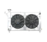 Ventilador de cubierta radiador aluminio compatible con Ford Mustang GT SVT (3.8L V6, 5.0L V8, transmisión manual, 1994, 1995 y 1996, CU1488)