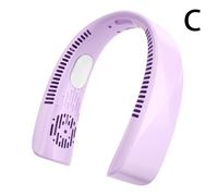 Ventilador de cuello colgante, aire acondicionado portátil sin aspas, ventilador eléctrico, enfriador