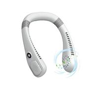 Ventilador de cuello de enfriamiento - Mini ventilador de mini cuello ruido | Ventilador de viajes 3 Velocidad de equipo 360 grados para el patio deportivo al aire libre Jardín de trabajo Home