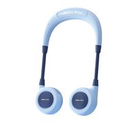 Ventilador de cuello portátil recargable | Manos sin aspas mini | Portátil personal para mujeres y hombres | Aire acondicionado para aventuras al aire libre, viajes, playa, camping, comunicación