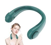 Ventilador de cuello portátil, ventilador de cuello refrigerante,Pequeño ventilador portátil sin cuchilla para acampar | Dispositivo de enfriamiento personal al aire libre para playa, gimnasio, la