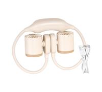 Ventilador de cuello recargable sin pelo manos libres 3 velocidades 1200 mAh