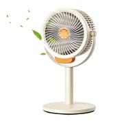 Ventilador De Dormitorio 3 Velocidades, Potente, Altura Ajustable Y Base