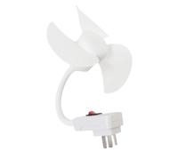 Ventilador de enchufe, adaptador de enchufe con ventilador para juego de refrigeración, ventilador de enchufe eléctrico con función de enfriamiento, adecuado para el ámbito de uso en residencia
