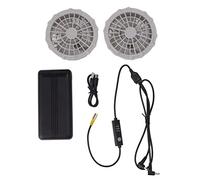 Ventilador de enfriamiento de chaleco frío 3 niveles ventilador de ropa con aire acondicionado ajustable para aventura al aire libre ventilador de alta velocidad