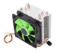 Ventilador de Enfriamiento de CPU de 90 Mm, 4 Tubos de Calor, 3 Pines, Flujo de Aire de 8 CFM, Ventiladores de Enfriamiento de CPU de Computadora de Disipación de Calor Rápido (solo ventilador)