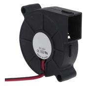 Ventilador de enfriamiento de la impresora 3D - Bloreur de turbina 5V 12V 24V, rodamiento de doble bola | Ventilador de enfriamiento electrónico de 2 pines, ventilador de reemplazo para