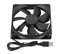 Ventilador de Enfriamiento del Enrutador, Enfriador de Pc de Bricolaje Caja de Tv Silencioso Silencioso Ventilador de 120 Mm CC 5V de Corriente USB