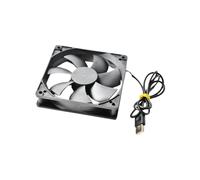 Ventilador de Enfriamiento del Enrutador, Enfriador de Pc de Bricolaje Caja de Tv Silencioso Silencioso Ventilador de 120 Mm CC 5V de Corriente USB