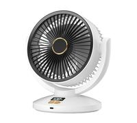 Ventilador de enfriamiento del escritorio USB: ventilador de pantalla digital, mini soplador de aire recargable | Gadget de circulación de flujo de aire tranquilo, dispositivo de viento personal compa