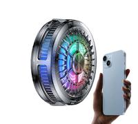 Ventilador de enfriamiento del teléfono del Juego: regulador térmico enchufable Ligero con indicador LED, Cuerpo de Malla de ventilación Completa | Módulo de Ventilador silencioso para teléfonos