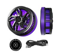 Ventilador de enfriamiento del teléfono | Dispositivo ligero y portátil, enfriador de estado sólido recargable, dispositivo de control de temperatura | Funcionamiento silencioso de 25 dB, bate