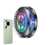 Ventilador de enfriamiento del teléfono, Ventilador de enfriamiento del teléfono - Enfriador de de succión magnética portátil con luz Colorida,Diseño de hoyo Completo Ligero Ventilador de enf