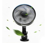 Ventilador De Enfriamiento Para Coche - Ventilador Automático Portátil | Soporte A, Flujo De Aire De Alta Velocidad, Compatible 12V 24V, Dispositivo De Enfriamiento Del Parabrisas Del Crus