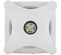 Ventilador de escape Cocina Baño Inodoro Ventana Ventilación de pared Ventilador de escape Ventilador de limpieza de aire con luz LED