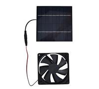 Ventilador de escape con energía solar Yizisecce, ventilador individual de 10W, kit de ventilador de paneles solares impermeables para gallineros, para invernaderos