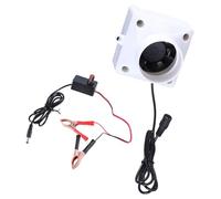 Ventilador de escape de 12 V para el hogar, conducto en línea silencioso, industrial, ventilación para baño, cocina, control de velocidad ajustable