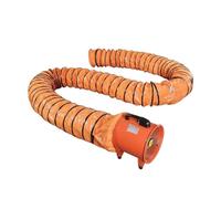 Ventilador de escape de 8 pulgadas, ventilador de ventilación Industrial con manguera de conducto de 10M/5M, ventilador Extractor portátil(5-.m)