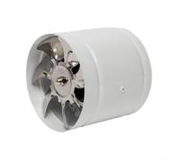 Ventilador de escape de alta velocidad de 2800 RPM, ventilación de cocina de bajo ruido, cuerpo de hierro para calidad del aire del hogar, fácil instalación, blanco, 12 x 12 x 10 cm