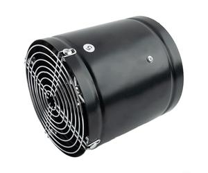 Ventilador de escape de alto rendimiento de 150 mm con malla de metal, volumen de aire de 600 m3/h, potencia de 40 W para baño, cocina, ventilación, cuerpo de metal de larga duración (blanco)