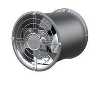 Ventilador de Escape de Cocina, Extractor industrial redondo de acero inoxidable, potente extractor de humos for cocina y aceite.,Extractor de Aire para Baño(10 inches)