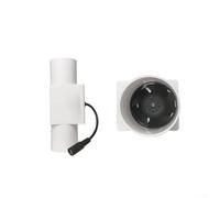 Ventilador de escape de conducto de 12 V para ventilación de baño y mejora del flujo de aire interior con bajo ruido y construcción (40 mm)