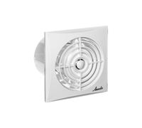 Ventilador de escape fi 100 5W 75m3/h 230V IPX4 blanco WZ100