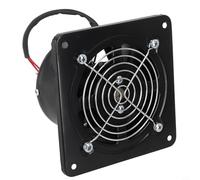 Ventilador de escape industrial de 4 pulgadas, extractor de ventilación axial, soplador de 220 V, marco de metal de acero inoxidable, motor de cobre, taller, almacén, restaurante, garaje