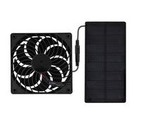 Ventilador de escape multiusos con energía solar de 0,8 W y 4 V, fácil instalación para acampar al aire libre y Green Energys Ventilación invernaderos