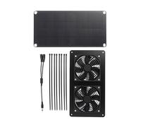 Ventilador de escape profesional de energía solar de 10 W, ventiladores de ventilación para el hogar, extractores de aire alimentados por panel, fácil de usar, resistente al agua