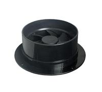 Ventilador de escape resistente de 12 V de alto RPM para cocina, habitación de mascotas, hidroponía, compatible con energía solar, conector de 5,5 x 2,1 mm, ventilador de circulación de aire