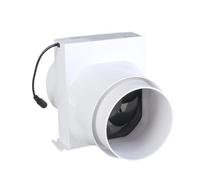 Ventilador de escape silencioso de 110 mm, extractor de conductos de aire, ventilador de ventilación, ventilador de escape para gallineros para el hogar
