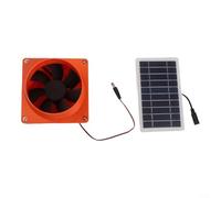 Ventilador de escape solar de 12 V, circulador de aire de invernadero resistente a la intemperie, funciona con energía solar de 130 CFM, ventilación silenciosa para invernadero de cabina de yate