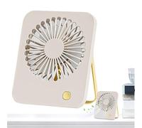 Ventilador de escritorio - 6.5 X 5.2 X 1.26 pulgadas, 2 W de potencia, enfriador compacto ligero, dispositivo de enchufe USB | Oficina en casa Ejercicio Fitness Picnic Patio trasero Salida de verano