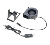 Ventilador de escritorio alimentado por USB con soporte ajustable de 12 V para una refrigeración eficiente y arranque de 3800 RPM 4.5 W 20 CFM