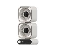 Ventilador De Escritorio Compacto De Dos Cabezas, 100 Configuraciones De Velocidad, Ventilador Circulante Con Pantalla Digital Para Uso En Hogar, Dormitorio Y Oficina #3