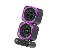 Ventilador De Escritorio Compacto De Dos Cabezas, 100 Configuraciones De Velocidad, Ventilador Circulante Con Pantalla Digital Para Uso En Hogar, Dormitorio Y Oficina #1