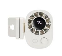 Ventilador de escritorio con abrazadera fuerte, recargable, pantalla LED, 100 velocidades, ajustable, silencioso, dispositivo de refrigeración para escritorio, clip portátil