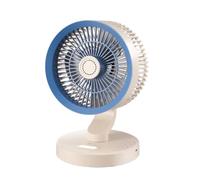 Ventilador de Escritorio con Control Remoto Luz Nocturna Enfriamiento