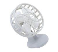 Ventilador de escritorio eléctrico en miniatura realista con detalles realistas para modelos de manualidades, coleccionistas, casa de muñecas, casa de muñecas, ventilador de refrigeración en miniatura