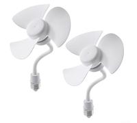 Ventilador de escritorio flexible Airflow E27 para un rendimiento silencioso, ideal para estudiar y trabajar (S)