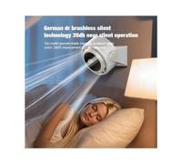 Ventilador de Escritorio Pequeño para Hogar, Recargable, Silencioso, con Circulación Digital, Ventilador Eléctrico para Dormitorios de Estudiantes,