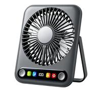 Ventilador De Escritorio Pequeño Silencioso Pantalla Digital 100