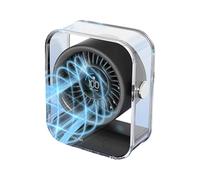Ventilador De Escritorio Personal: Rotación De Gran Ángulo, Unidad Compacta De Circulación De Aire Alimentada e Enfriamiento Mejorada | Solución De Enfriamiento De Mesa De