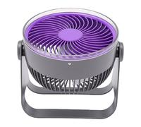 Ventilador de Escritorio Portátil con Inclinación de 90 Grados | Diseño compacto, flujo de aire silencioso, alimentación por USB, perfecto para dormitorios